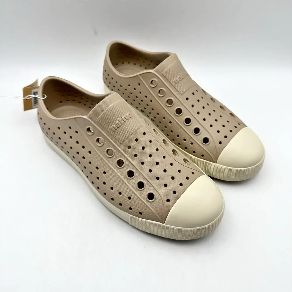 Native Men's Jefferson Shoes Size 11 Brown Tan EVA Slip On Sneakers NIB